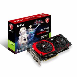 MSI GTX 970 GAMING 4G LoVA グラフィックスボード オリジナルアイテムクーポン付属モデル VD5887 GTX 97