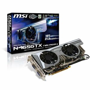 MSI Computer video card N465GTX Twin Frozr II N465GTX TWIN FROZR II