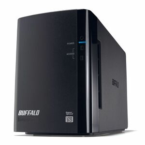 BUFFALO ミラーリング USB3.0 外付ハードディスク 2ドライブ 8TB HD-WL8TU3/R1J