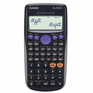  Casio scientific calculator mathematics nature display 286. number 10 column fx-373ES-N black parallel imported goods 