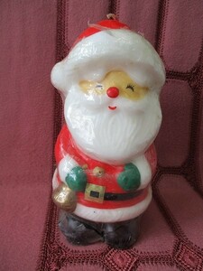 * свеча Santa Claus высота 19cm ширина 10cm * неиспользуемый товар товар * загрязнения * экстерьер . трещина есть tm2306-11-11*