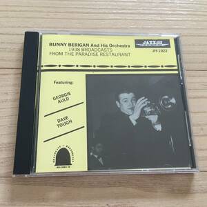 【US盤/CD/Jazz Hour Compact Classics/JH1022/92年盤】Bunny Berigan And His Orchestra / 1938 Broadcasts From The Paradise Restaurant