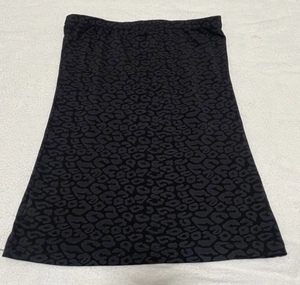 CECIL McBEE* bare top leopard print black black 