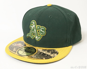 【MLB/USED】2012スターズアンドストライプスキャップ（アスレチックス）【NEW ERA/ニューエラ】