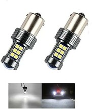 Futwod バックランプ S25 LED シングル バルブ ホワイト 白 1156 BA15S P21W ピン角180° テール_画像1