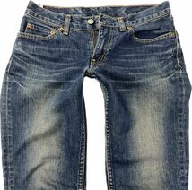 LEVIS ☆ W521 自然な色落ち感◎ デニムパンツ 細身 テーパード ジーンズ レディース W30 大人カジュアル 着回し◎ リーバイス■Ja6064_画像5