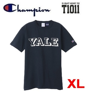 Champion チャンピオン T1011 YALE Ｔシャツ ネイビー×ホワイト XL　C5-X302　メンズ　Tシャツ　カレッジＴシャツ