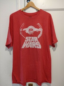 送料込★稀少【スターウォーズ STAR WARS】ヴィンテージタイファイタープリントＴシャツＭ/トップス/ティーシャツ/VINTAGE