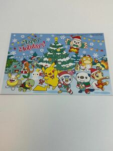 ポケモンポストカード　クリスマス　非売品