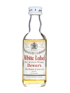 【ミニチュアボトル】デュワーズ ホワイトラベル スコッチ ウイスキー 箱なし 50ml 43％　KBM1124