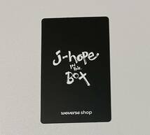 BTS 防弾少年団 J-HOPE ホソク IN THE BOX GIFT Weverse Shop 特典 トレカ Photocard_画像2