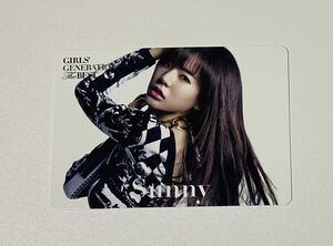 少女時代 サニー THE BEST ミュージックカード MUSIC CARD トレカ Sunny Photocard Girls' Generation SNSD