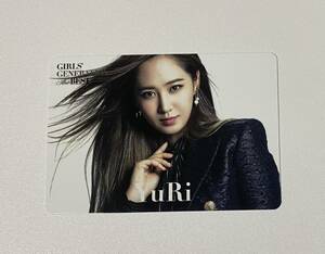 少女時代 ユリ THE BEST ミュージックカード MUSIC CARD トレカ YuRi Photocard Girls' Generation SNSD