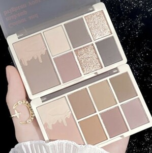  natural make-up nyu Anne scalar eyeshadow & cheeks multi Palette milk Brown mauve pink adult make-up n-ti.. mat 