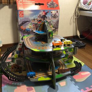  superior article rare goods Hape E3754 large . mountain rail set BRIO. compatibility equipped 3 -years old from object wooden rail 