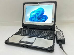 1円～ Windows11 タッチパネル【Panasonic TOUGHBOOK CF-20 CF-20A0385VJ】Core m5-6Y57 4GB M.2SSD128GB 10.1インチ T008119