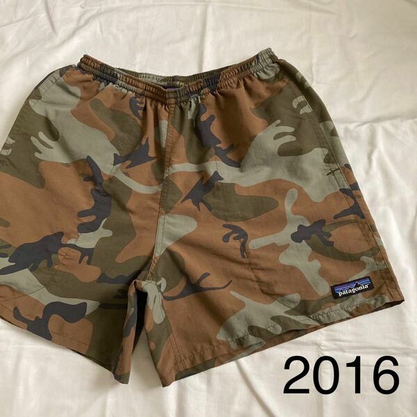 XSサイズ 極美品【2016・限定カラー】patagonia バギーズ ショーツ 5インチ ( FCMH ) カモフラ 迷彩 MARS 米軍ミリタリー廃盤57020SP16希少