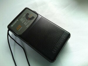 SONY ソニー AM ポケット ラジオ ICR-S30 ★動作品