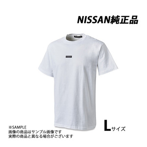 日産 純正 NISSAN Tシャツ スモール ロゴ ホワイト 白 L KWA00-00R33 (663191922