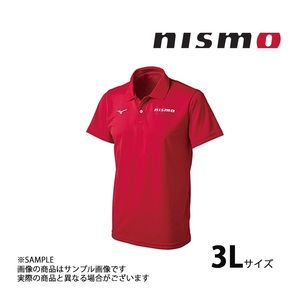 NISMO ニスモ PREMIUM ポロシャツ レッド 赤 3L 数量限定 KWA01-50RR9 (660192592