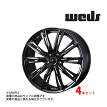 【特典付 】WEDS ウェッズ LEONIS レオニス GX 18x7.0 47 5H/114.3 HYPER BMC アルミ ホイール 4本 40958 (179133221_画像1