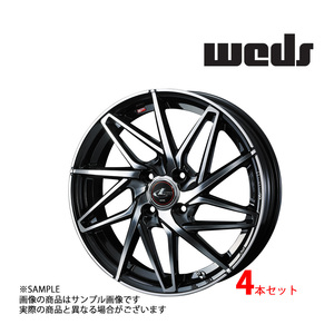 【特典付 】WEDS ウェッズ LEONIS レオニス IT 17x7.0 53 5H/114.3 PBMC アルミ ホイール 4本 40601 (179132848