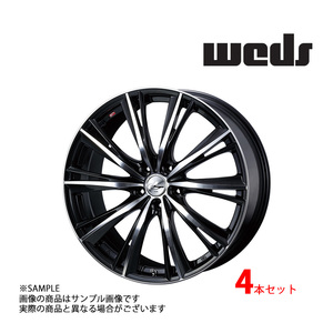 【特典付 】WEDS ウェッズ LEONIS レオニス WX 15x4.5 45 4H/100 BKMC アルミ ホイール 4本 33860 (179131565