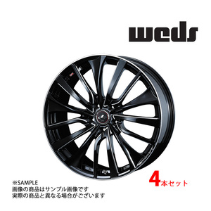 【特典付 】WEDS ウェッズ LEONIS レオニス VT 18x7.0 47 5H/114.3 PBK/SC アルミ ホイール 4本 36360 (179131265