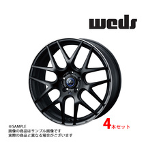 【特典付 】WEDS ウェッズ LEONIS レオニス NAVIA 06 19x8.0 43 5H/114.3 MBP アルミ ホイール 4本 37631 (179131558_画像1