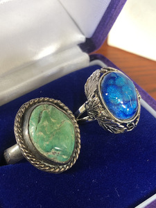 【VINTAGE RING SET 】指輪　USED セット　デザインリングセット　ケース入り【23/05 RD-2】