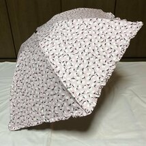 《新品》ケイト・スペード・Kate Spade／ 軽量晴雨兼用傘・折傘 折りたたみ傘【花柄・ピンク】一級遮光・UV・遮熱効果（クワトロガード_画像1