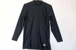 TS DESIGN/ high‐necked long sleeve shirt / long sleeve T shirt /MUSCLE SUPPOT/84151/ inner / Work wear / black / black /LL size (6/6R)