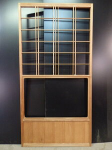 s3042407 古民家建具●腰板中額杉戸●約176cm×89.2cm×3.3cm