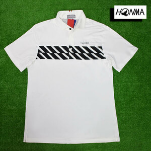 HONMA ホンマ ゴルフ ポロシャツ【ホワイト/XL】新品！