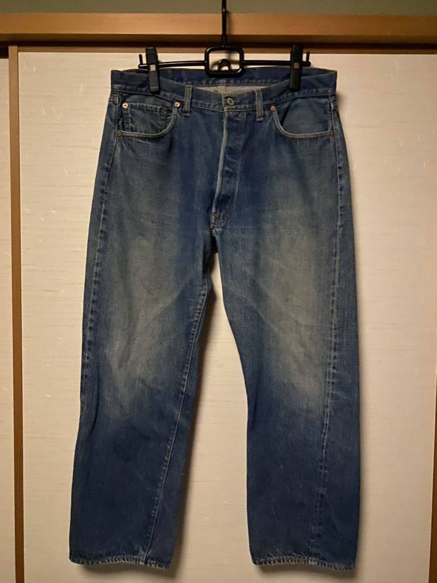 極上 濃紺 Levi's 501 66前期 W35 リーバイス 70s ビンテージ デニム