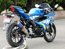 新品 WR’S GSX-R125 (2BJ-DL33B) / GSX-R150 (逆輸入車) フルエキ ラウンドチタン(焼き色)タイプ LS3125JM ダブルアールズ マフラー_画像7