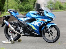 新品 WR’S GSX-R125 (2BJ-DL33B) / GSX-R150 (逆輸入車) フルエキ ラウンドチタン(焼き色)タイプ LS3125JM ダブルアールズ マフラー_画像5