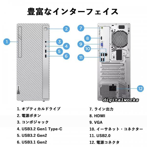 新品即納16GBメモリ搭載領収書可】Lenovo IdeaCentre 570i 超高速6コア