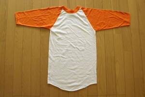 デッドストック！ ビンテージ 1970's Russell ベースボールTシャツ Youth XLサイズ メンズM相当 ラッセル 7部袖Tシャツ@チャンピオン Hanes