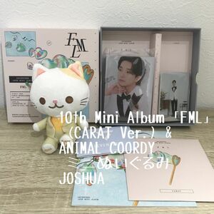 10th Mini Album「FML」 (CARAT Ver.) &ANIMAL COORDY ミニぬいぐるみ　JOSHUA
