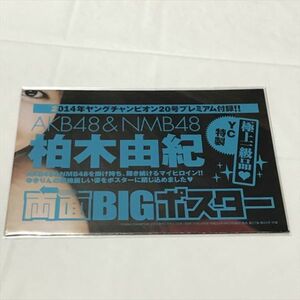 B12072 ◆柏木由紀 両面BIGポスター ヤングチャンピオン 付録