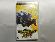  【中古品/欠品有り】 PSPソフト ウイニングポスト7 2010_画像1