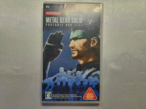 【中古品/欠品有り】 PSPソフト METAL GEAR SOLID PORTABLE OPS+