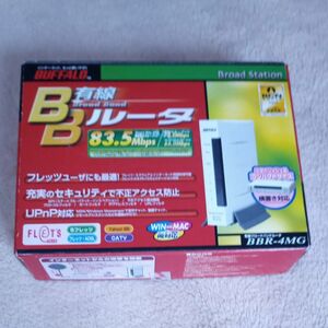 BUFFALO 有線ルータ BBR-4MG BroadStation エントリーモデル