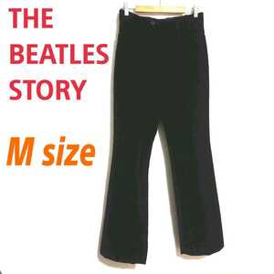 The Beatles Story ザ ビートルズ ストーリー 黒色 別珍 スラックス、フレアパンツ 