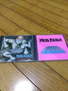 アシッドレイン　ACID REIGN　MOSHKINSTEIN(国内盤)OBNOXIOUS(輸入盤)CD2枚セット