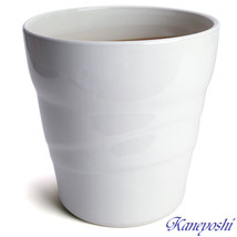 植木鉢 おしゃれ 安い 陶器 サイズ 23cm MBC24 7.5号 ホワイト 室内 屋外 白 色_画像2