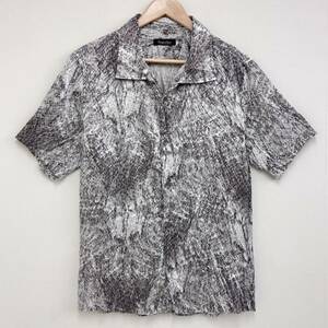 Tornado Mart python wrinkle processing lustre total pattern short sleeves shirt LL XL size TornadoMart Tornado Mart pattern shirt snake pattern 3050251