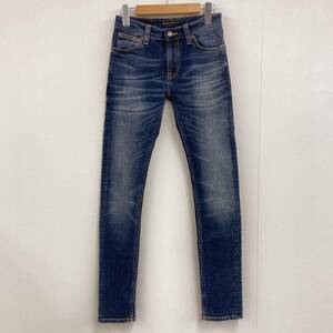 Nudie Jeans SKINNY LIN ユーズド加工 ストレッチ スキニージーンズ W27 ヌーディージーンズ スキニーリン スリム デニムパンツ 3040041