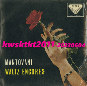 STO-102★Mantovani & his Orchestra　Mantovani Waltz Encores